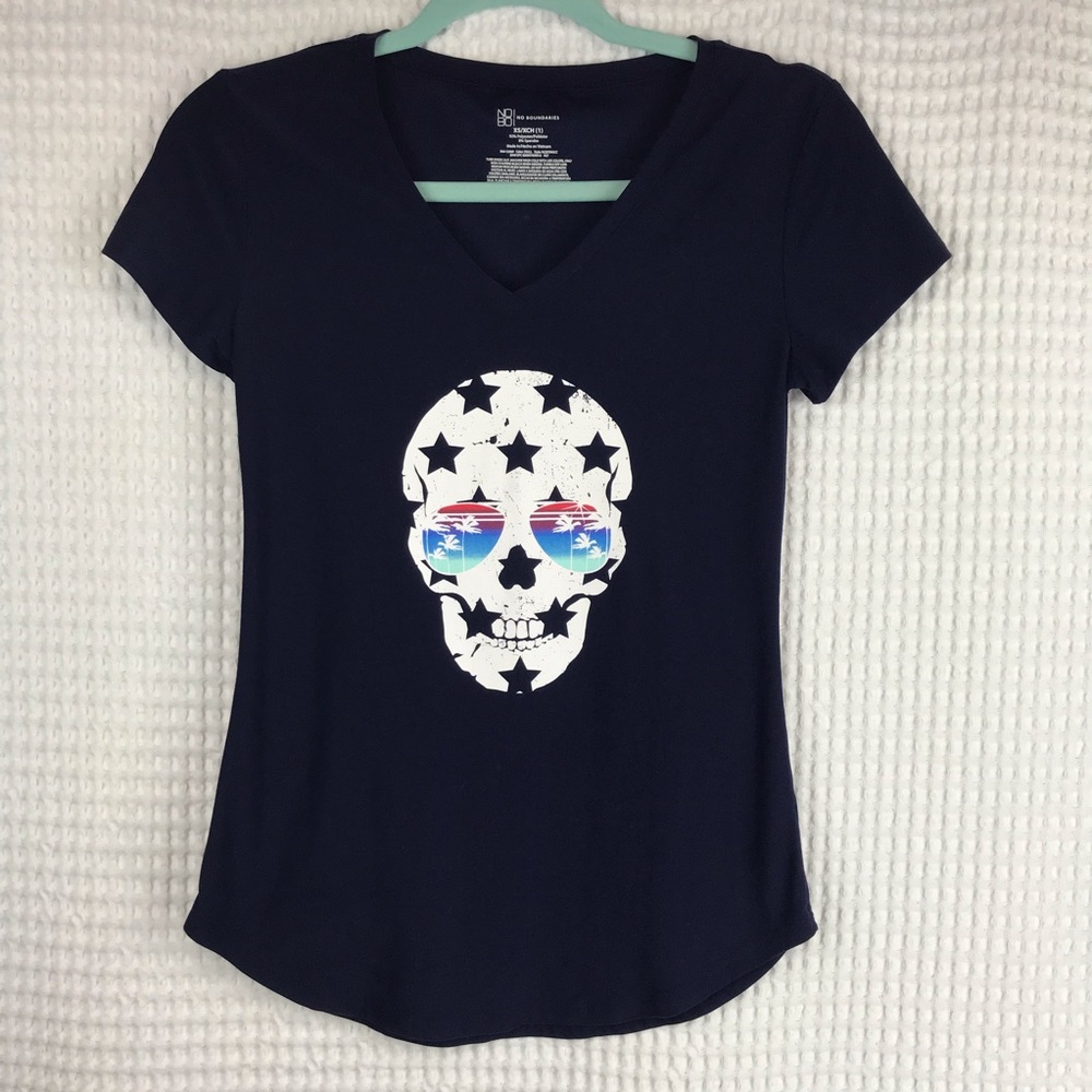Blue Graphic T-shirt T01005